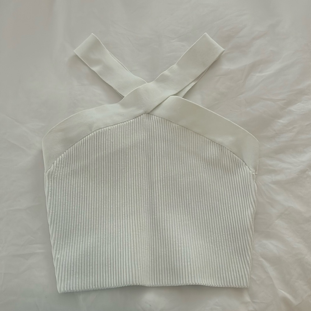 Aritzia criss cross top